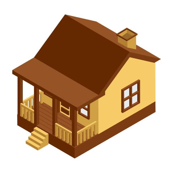 house-isometric icon