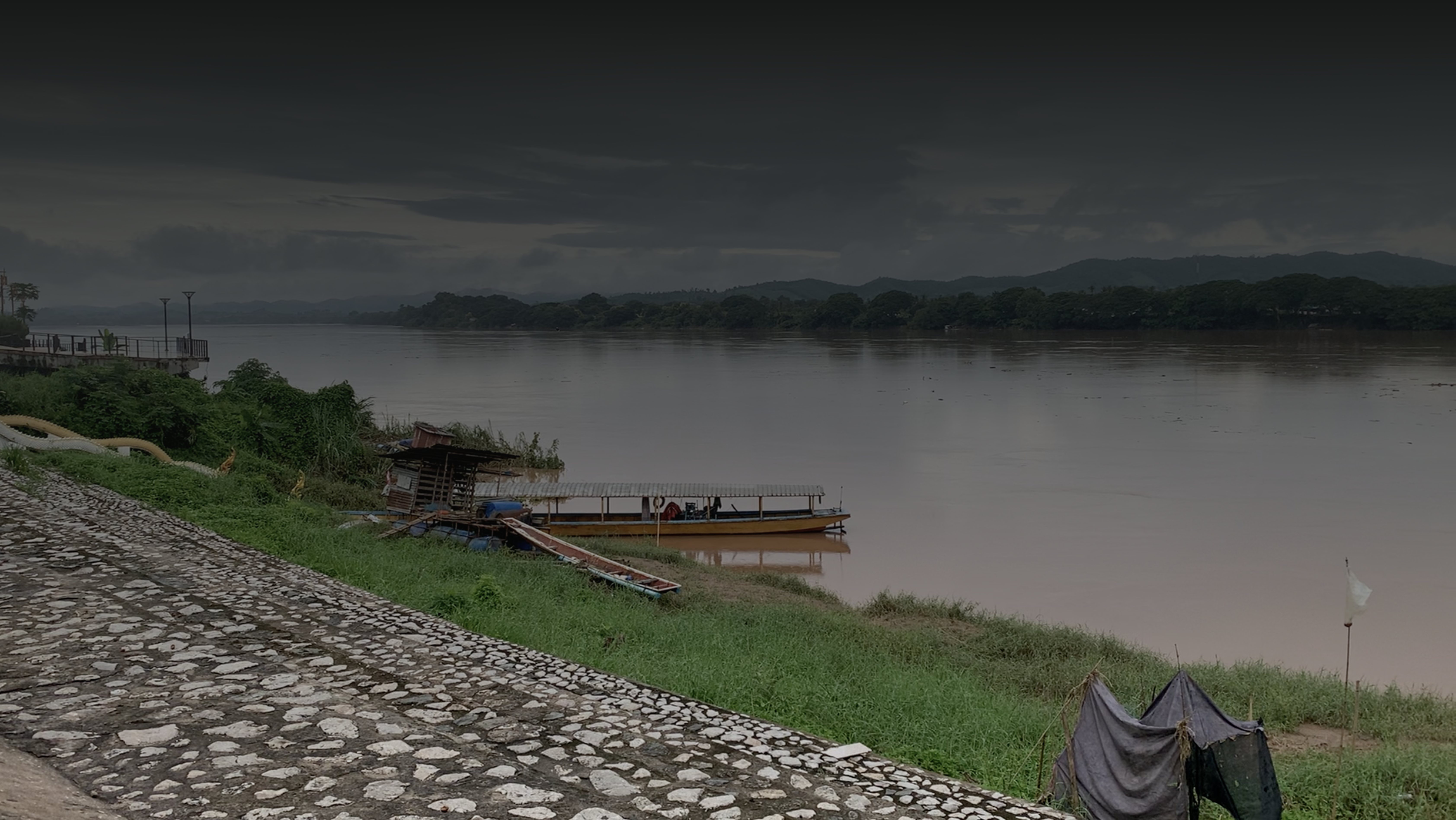Mekong view with opacity